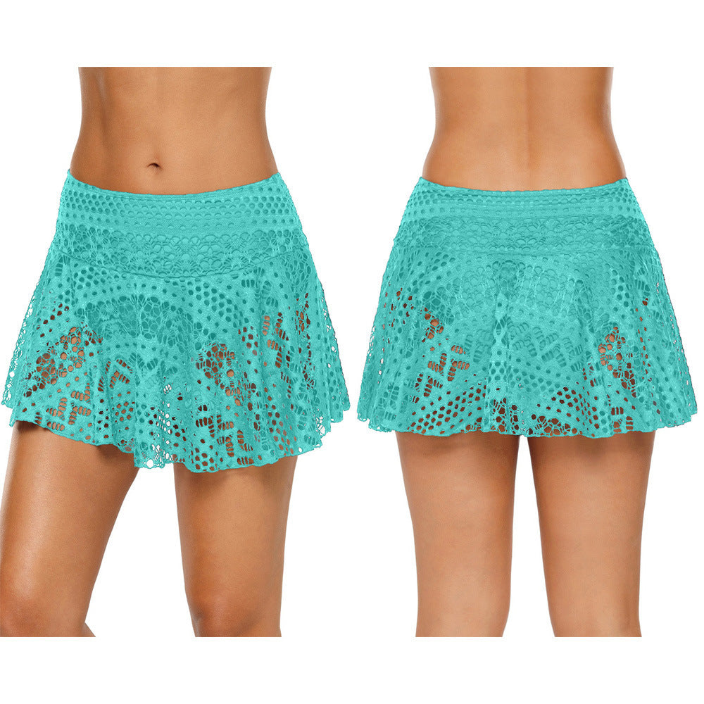 Lace swim trunks