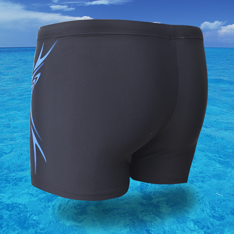 Men's Fashion Print Boxer Swim Shorts