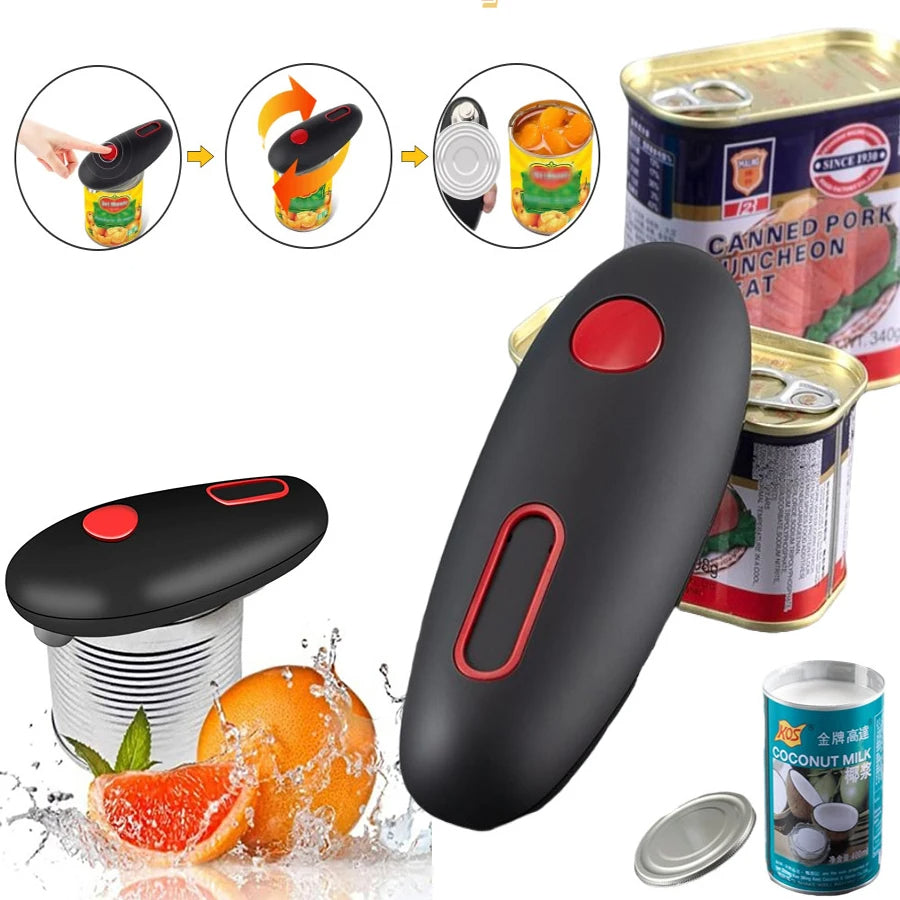 One Touch Portable Electric Automatic Can Opener