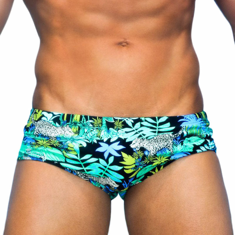 Men's triangle low waist anti-embarrassing swim short