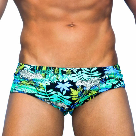 Men's triangle low waist anti-embarrassing swim short