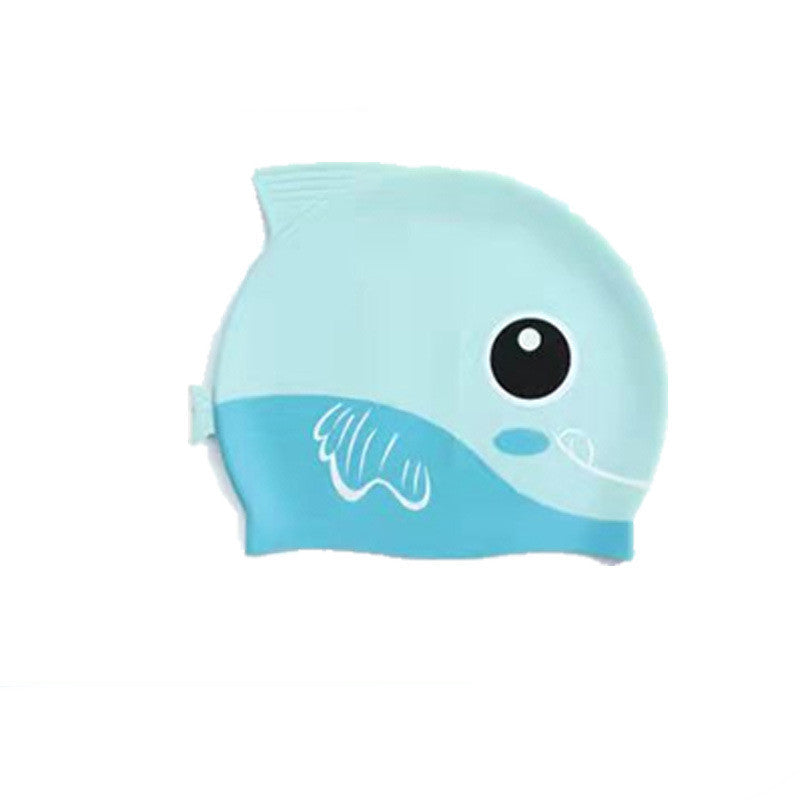 Children's Cartoon Silicone Swim Cap