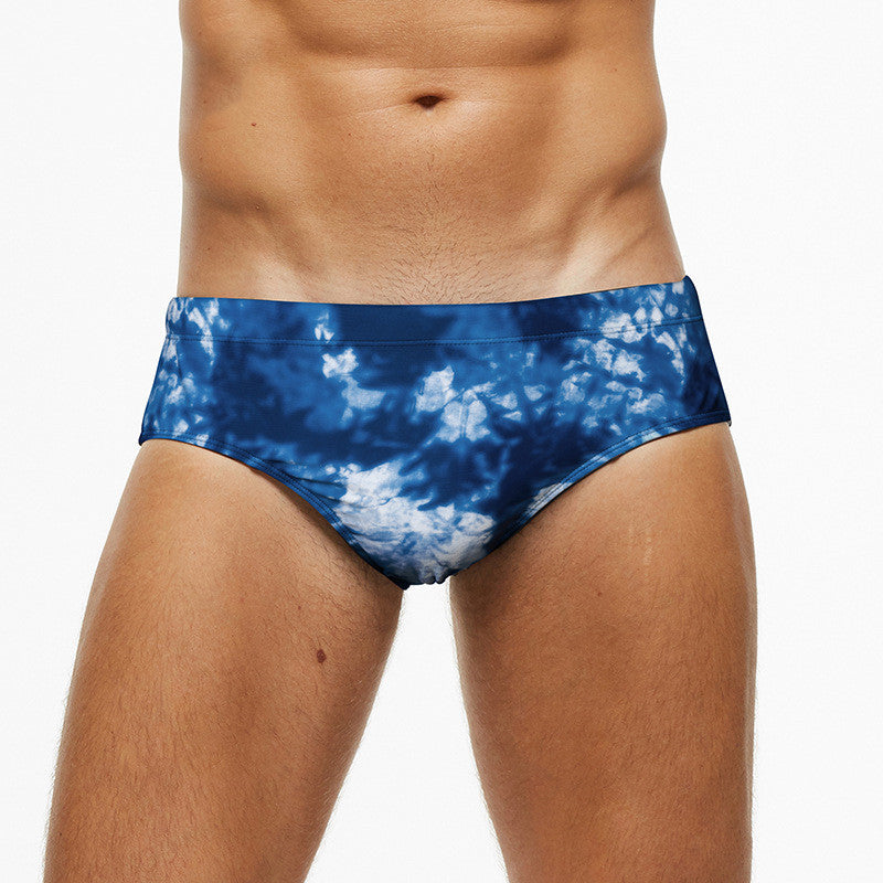 Swim Briefs Print Panel Shorts