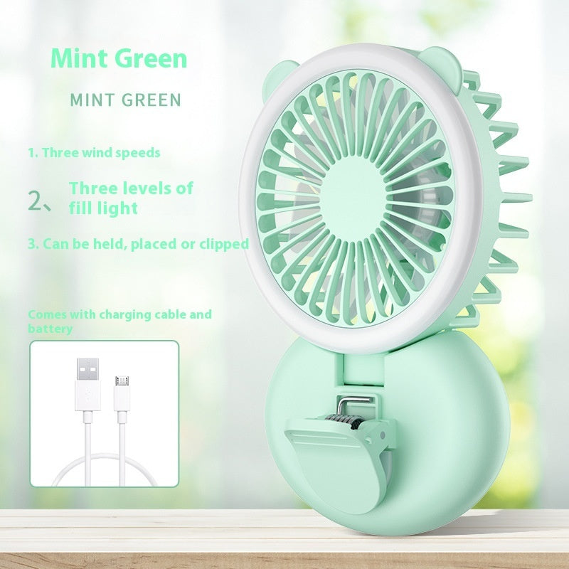 Mini Fill Light Fan Usb Charging