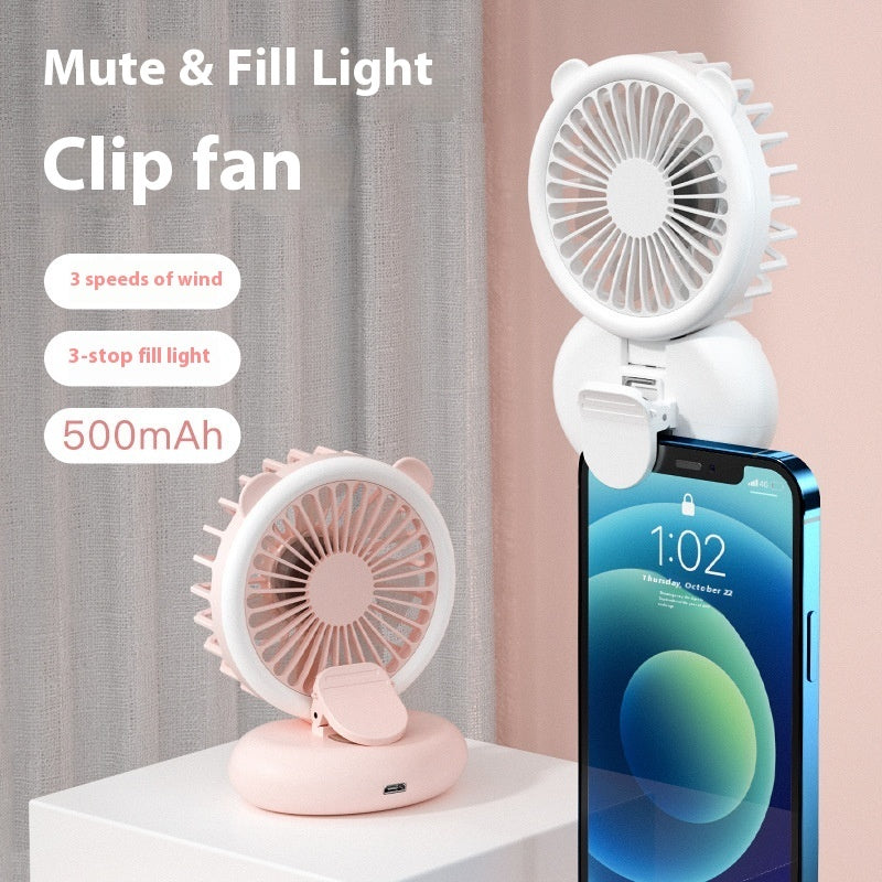 Mini Fill Light Fan Usb Charging