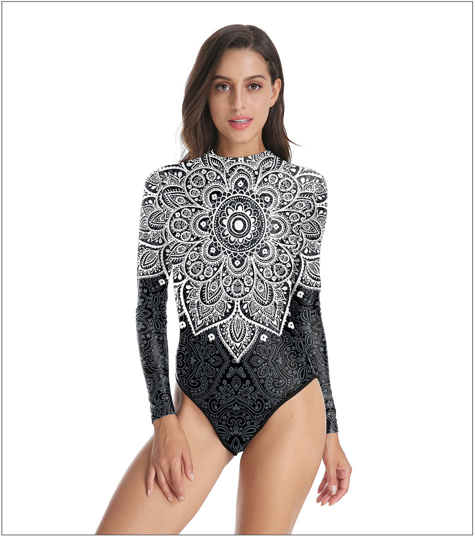 Printed Ladies Hot Sale One-piece Swim