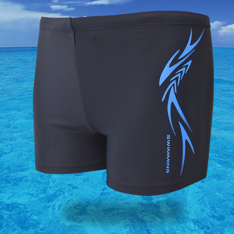 Men's Fashion Print Boxer Swim Shorts