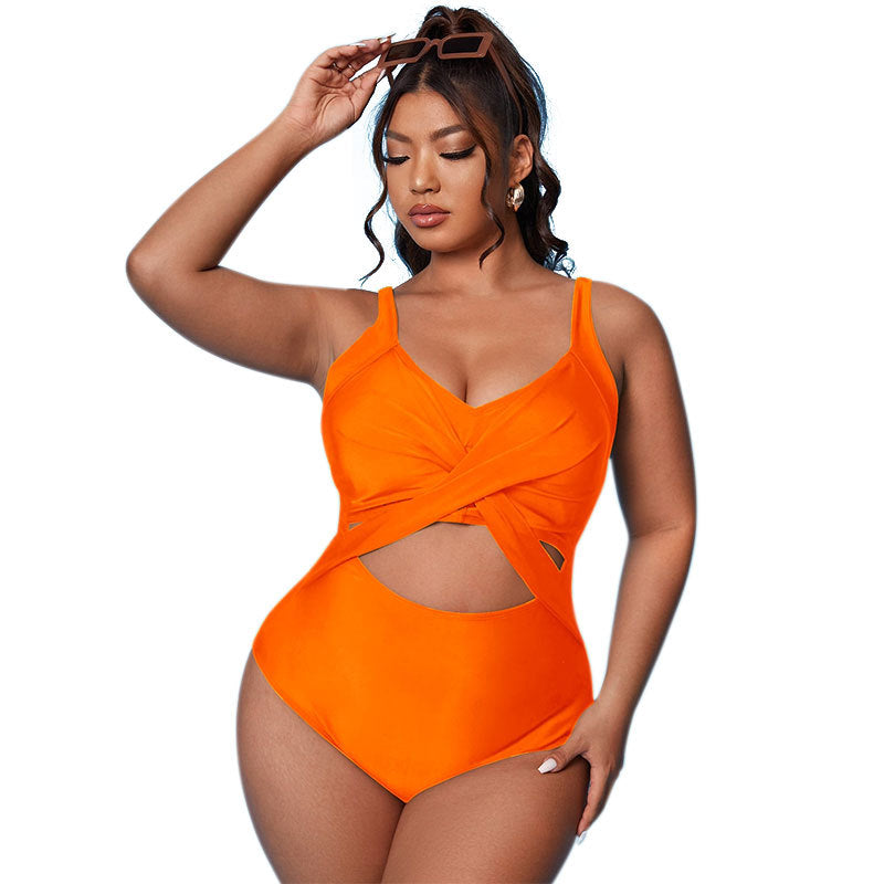 Swimsuit Women's Conservative High Waist Tight One-piece