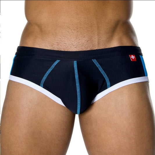 Men's Swim Briefs Swimwear Thin Nylon Shorts