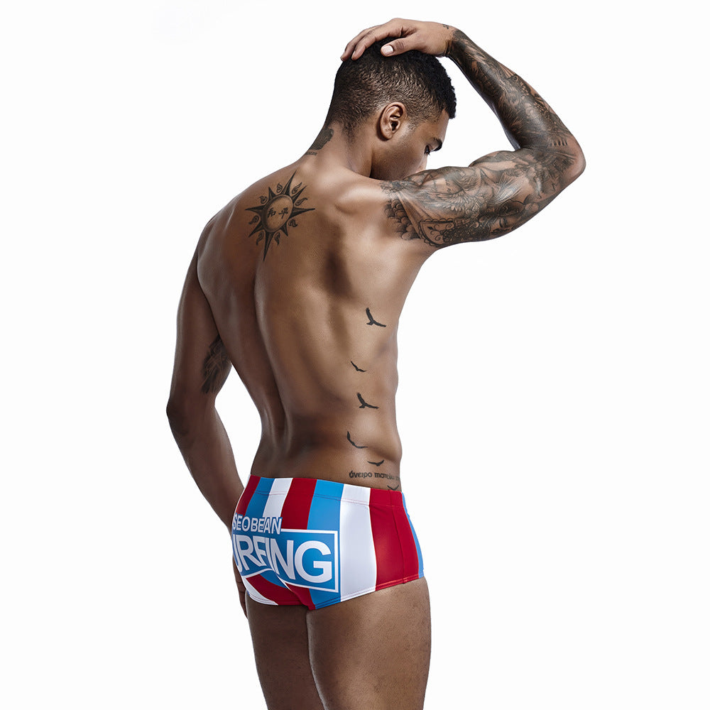 Men's Swimming Trunks Boxer Swimming Trunks Holiday Beach Swim Trunks