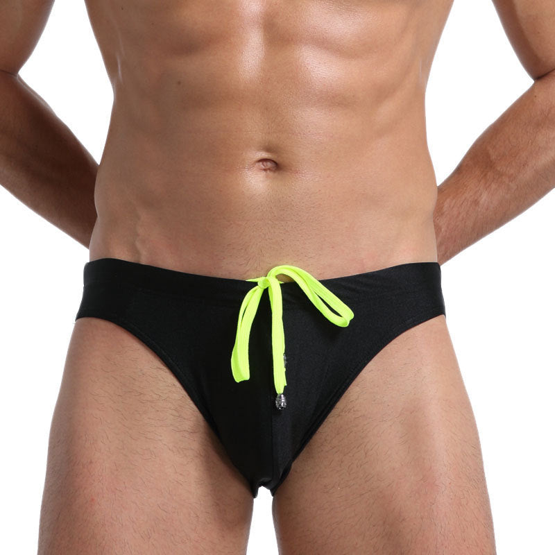 Fashion Lace-up Swim Briefs Men's