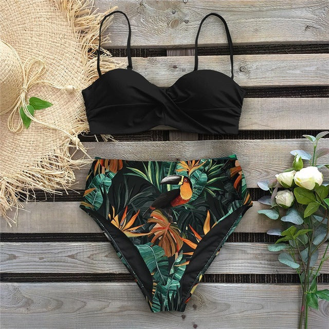 Bikini Swimwear Swimsuit Swim Suit Women Woman High Waist